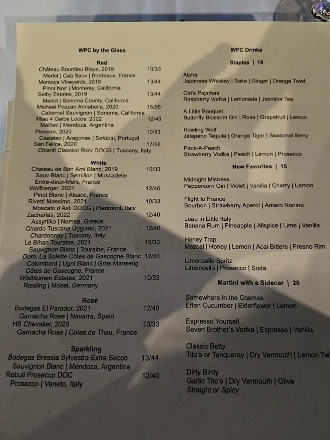 Menu 4