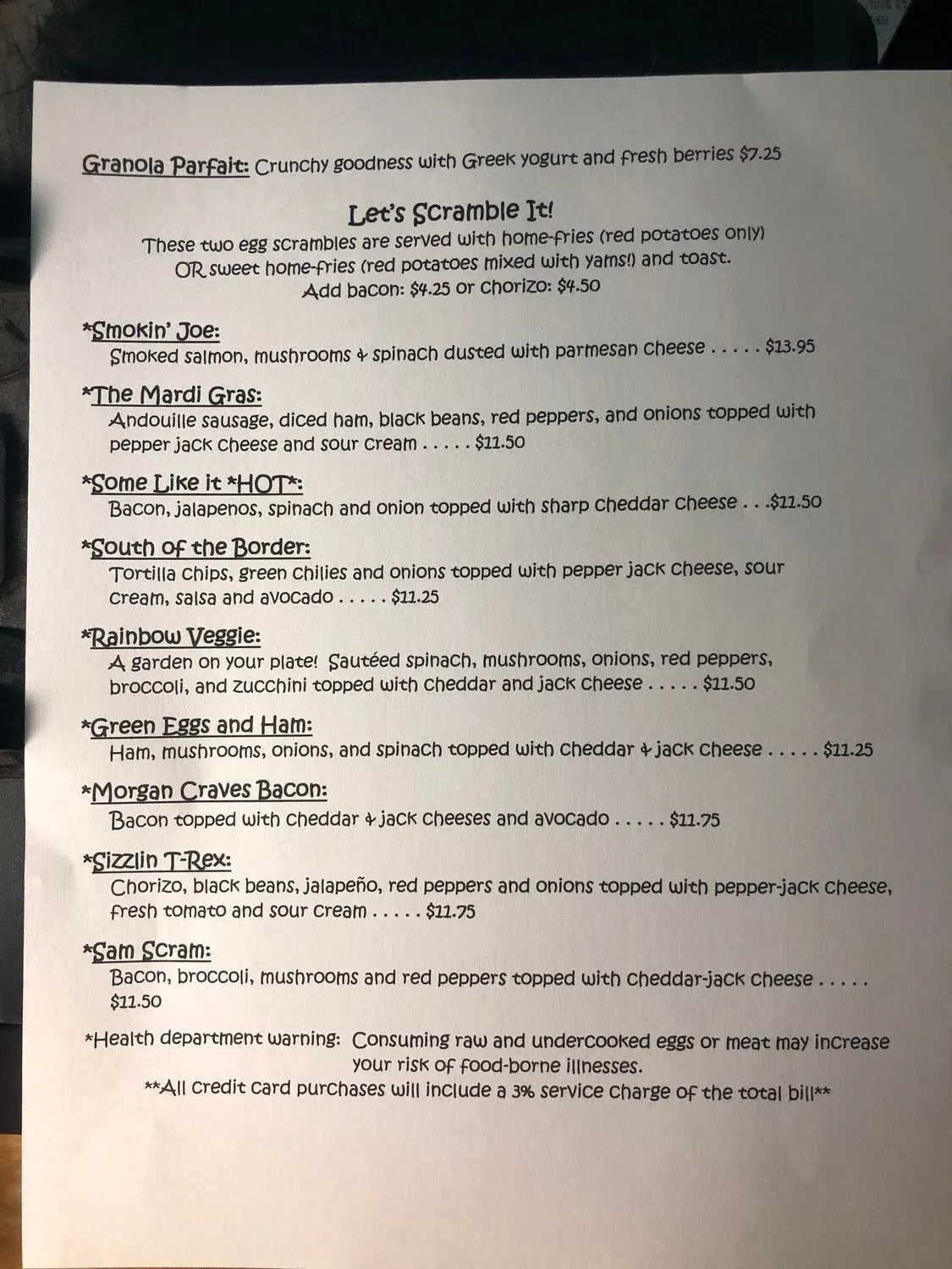 Menu 2