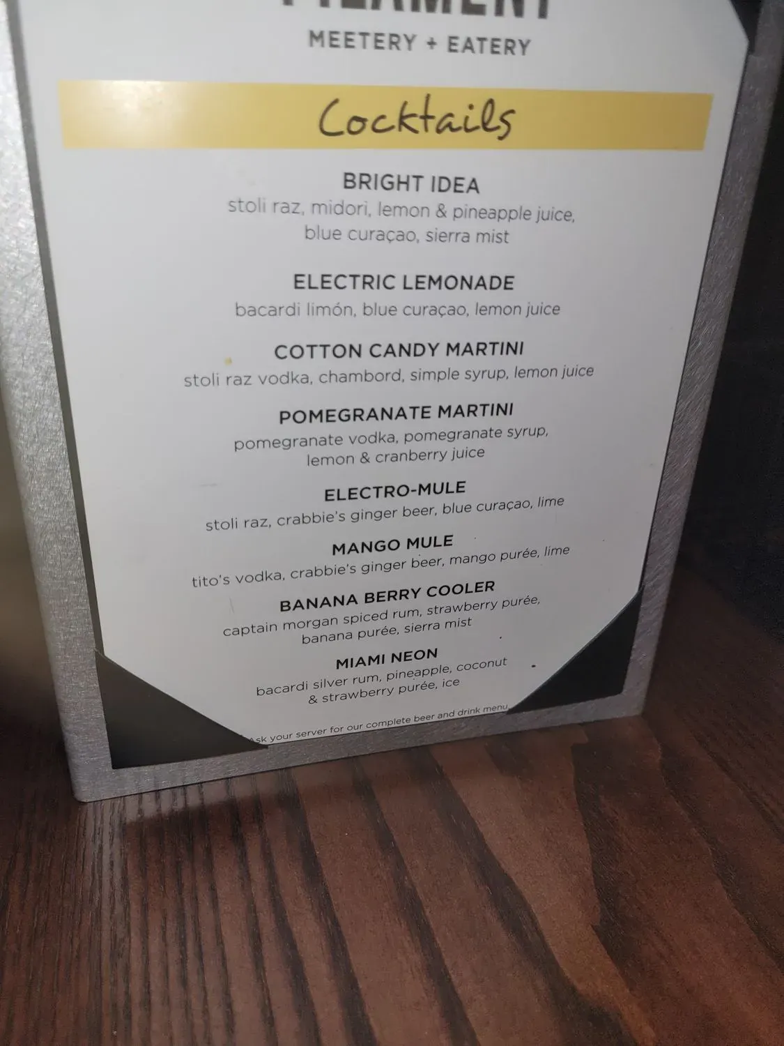 Menu 4