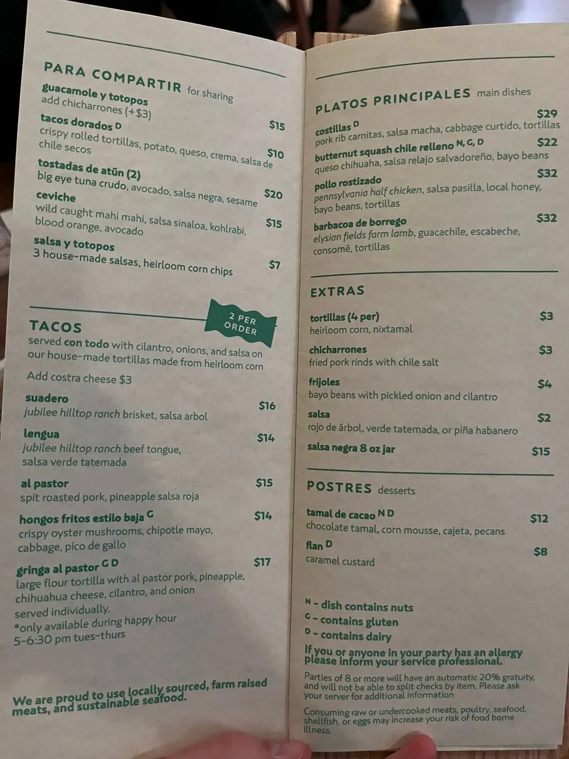 Menu 4