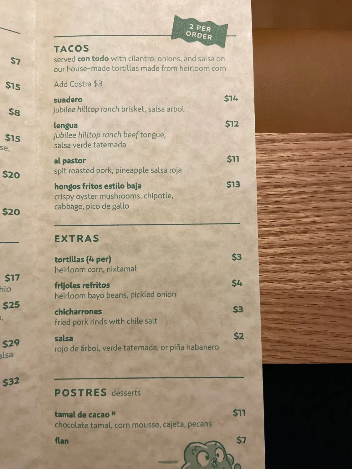 Menu 2