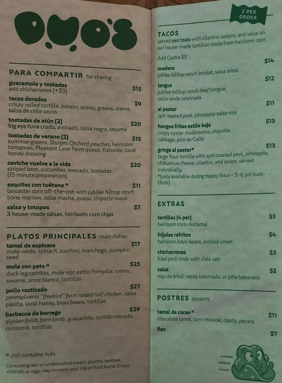 Menu 6