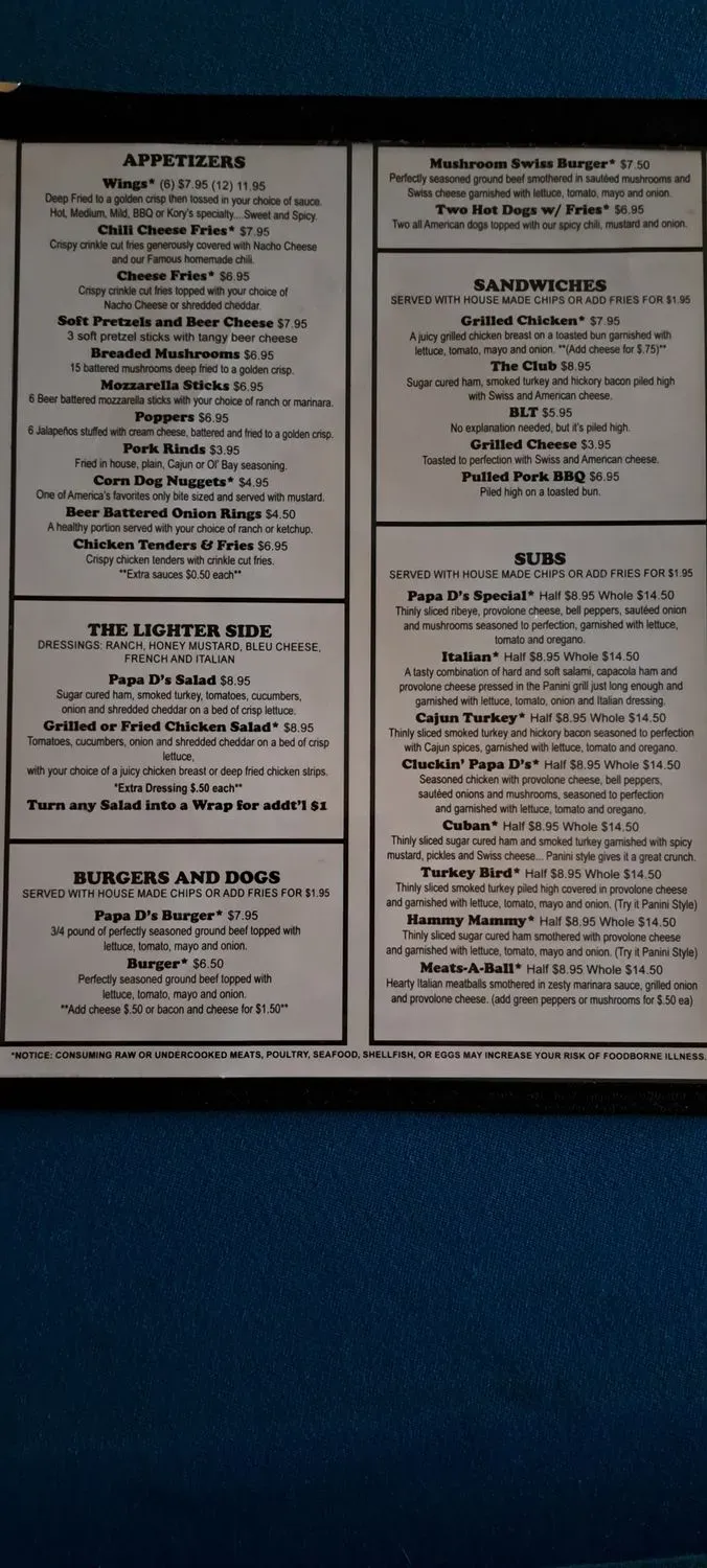 Menu 4