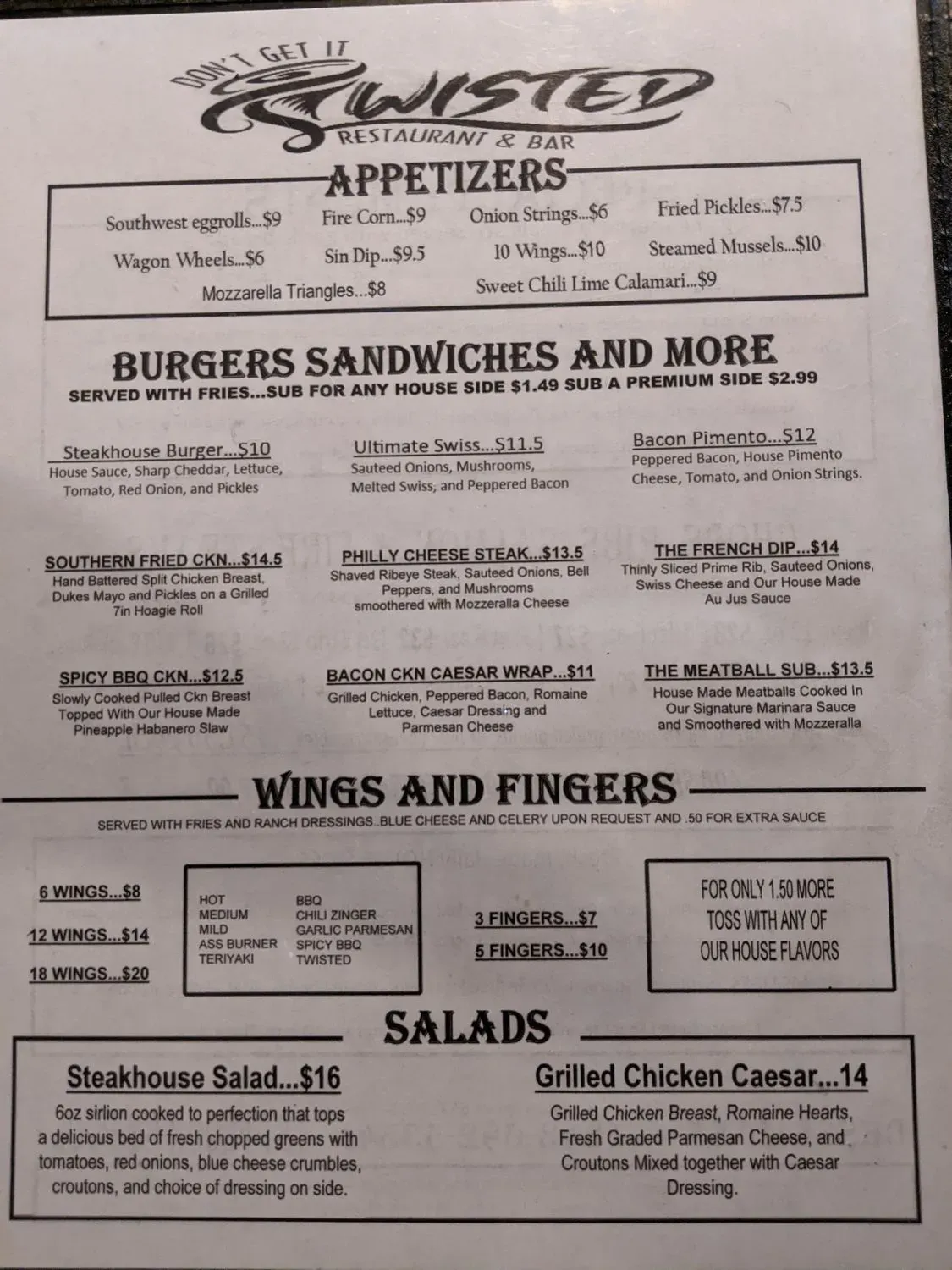 Menu 4