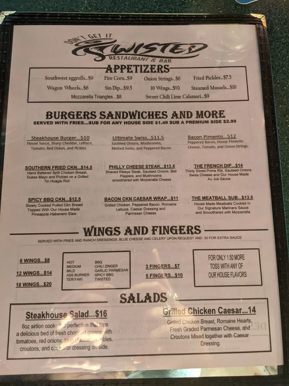 Menu 2