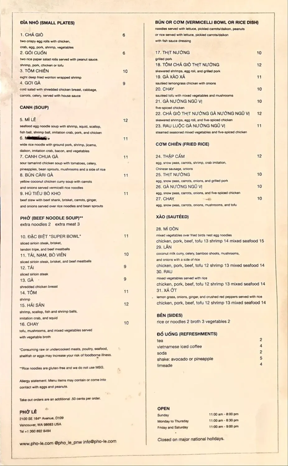 Menu 3