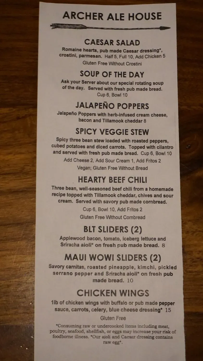 Menu 6