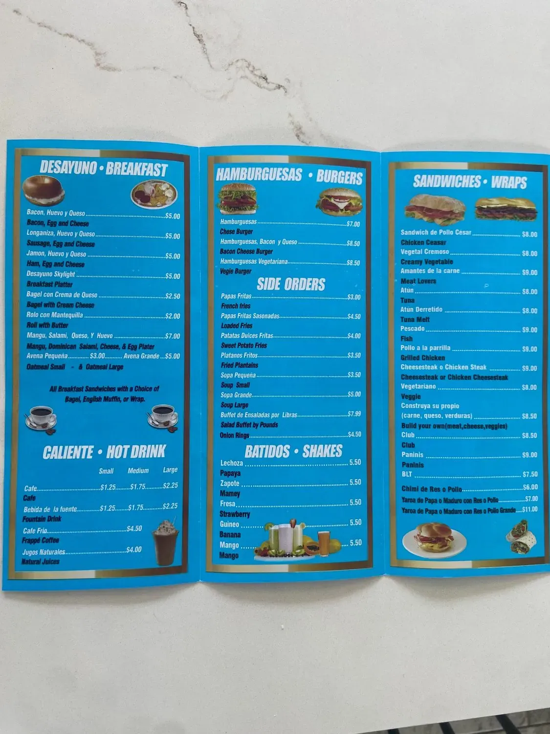 Menu 3