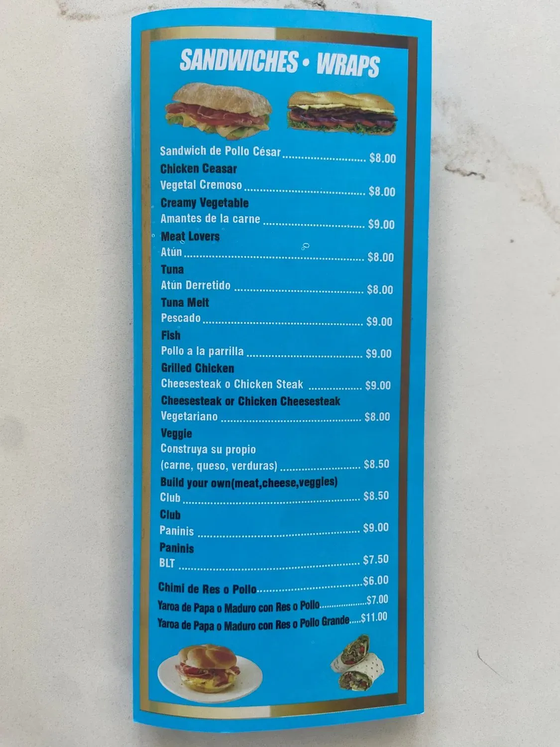 Menu 6