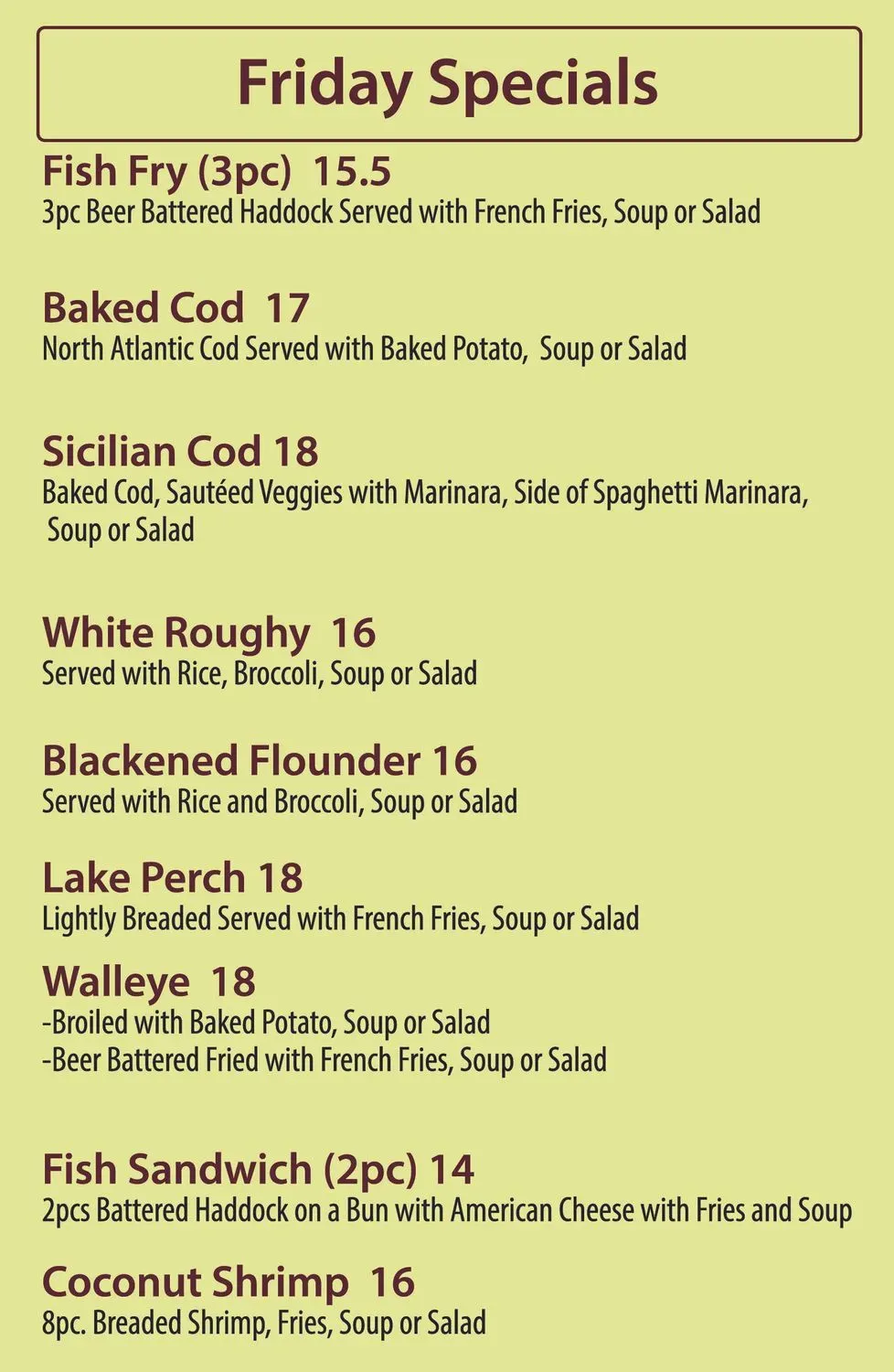 Menu 6