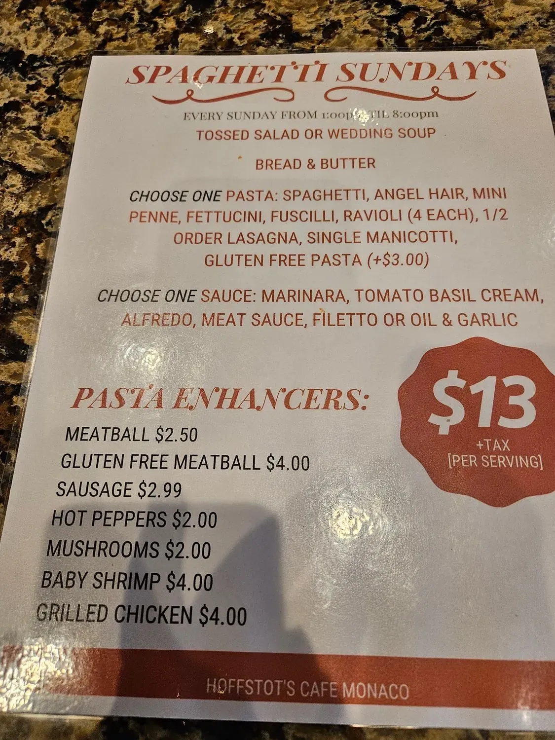 Menu 2