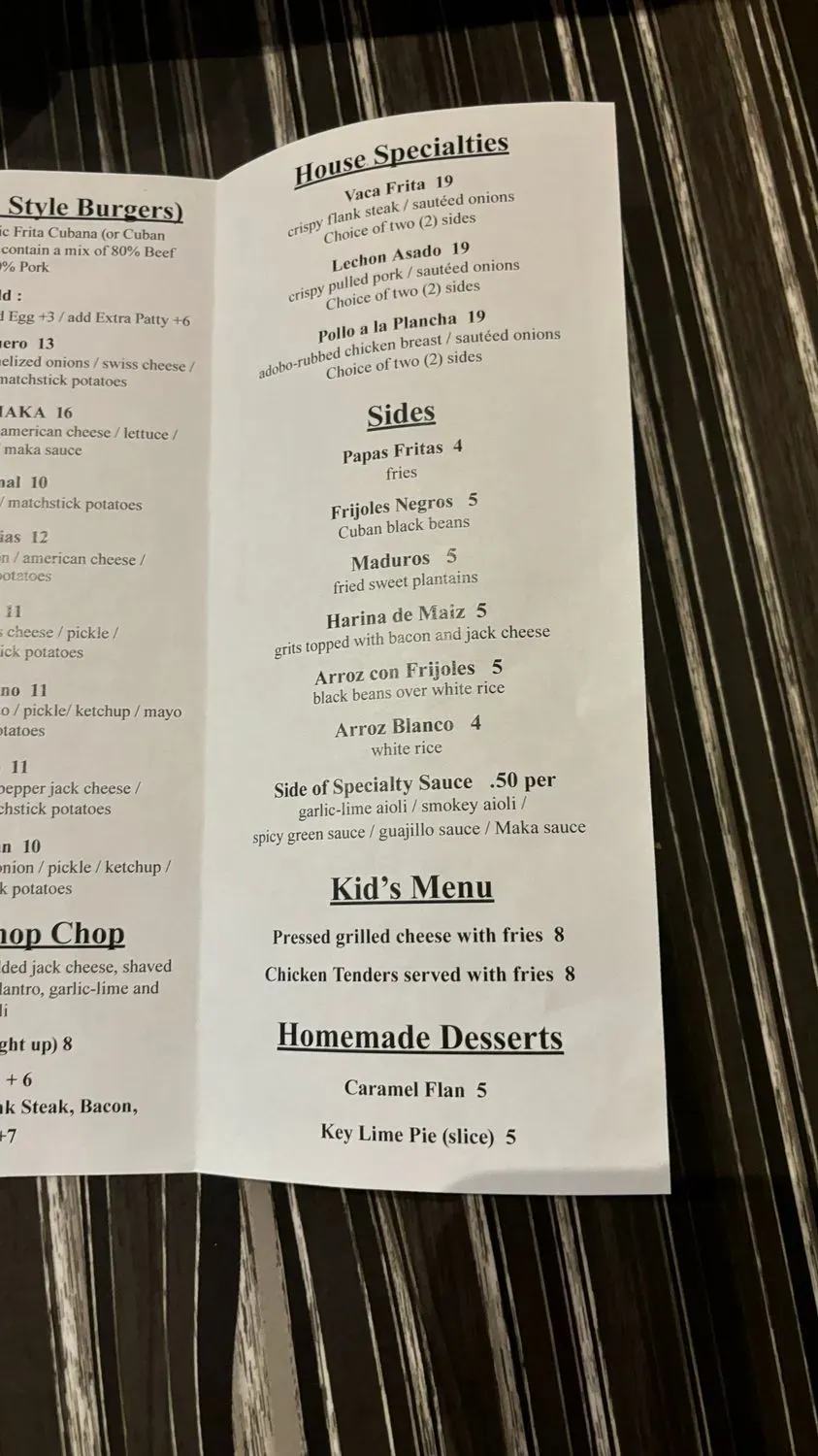 Menu 4