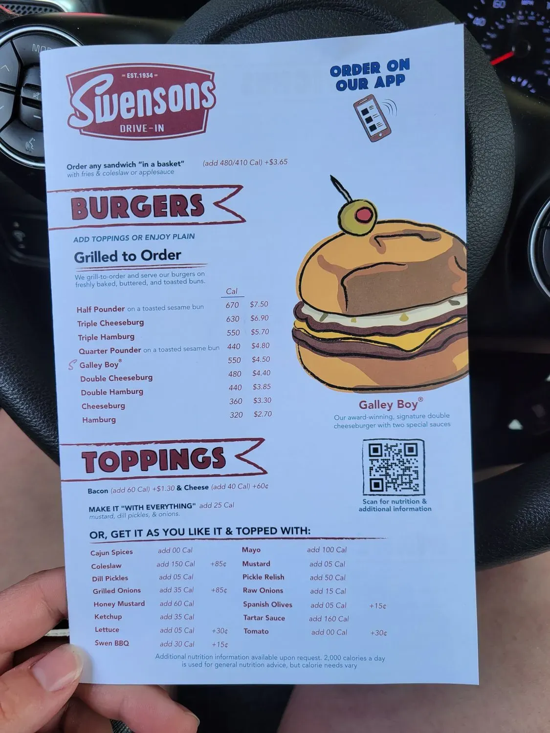 Menu 5