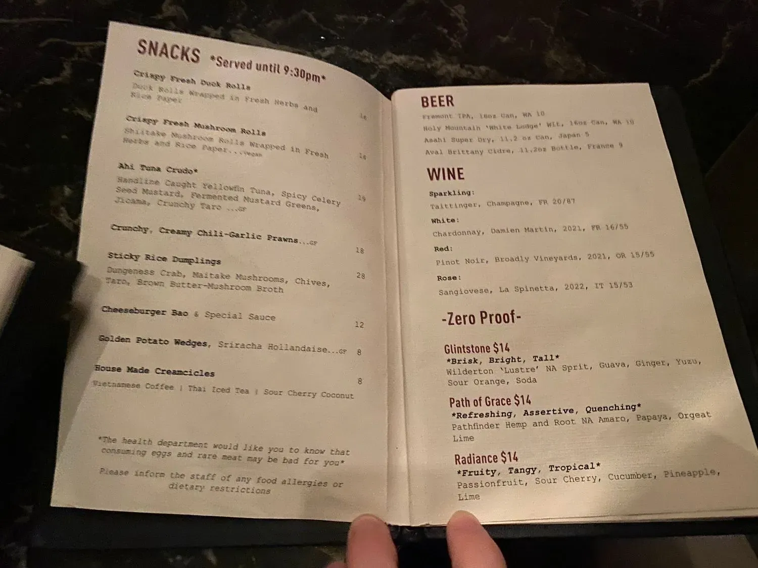 Menu 3