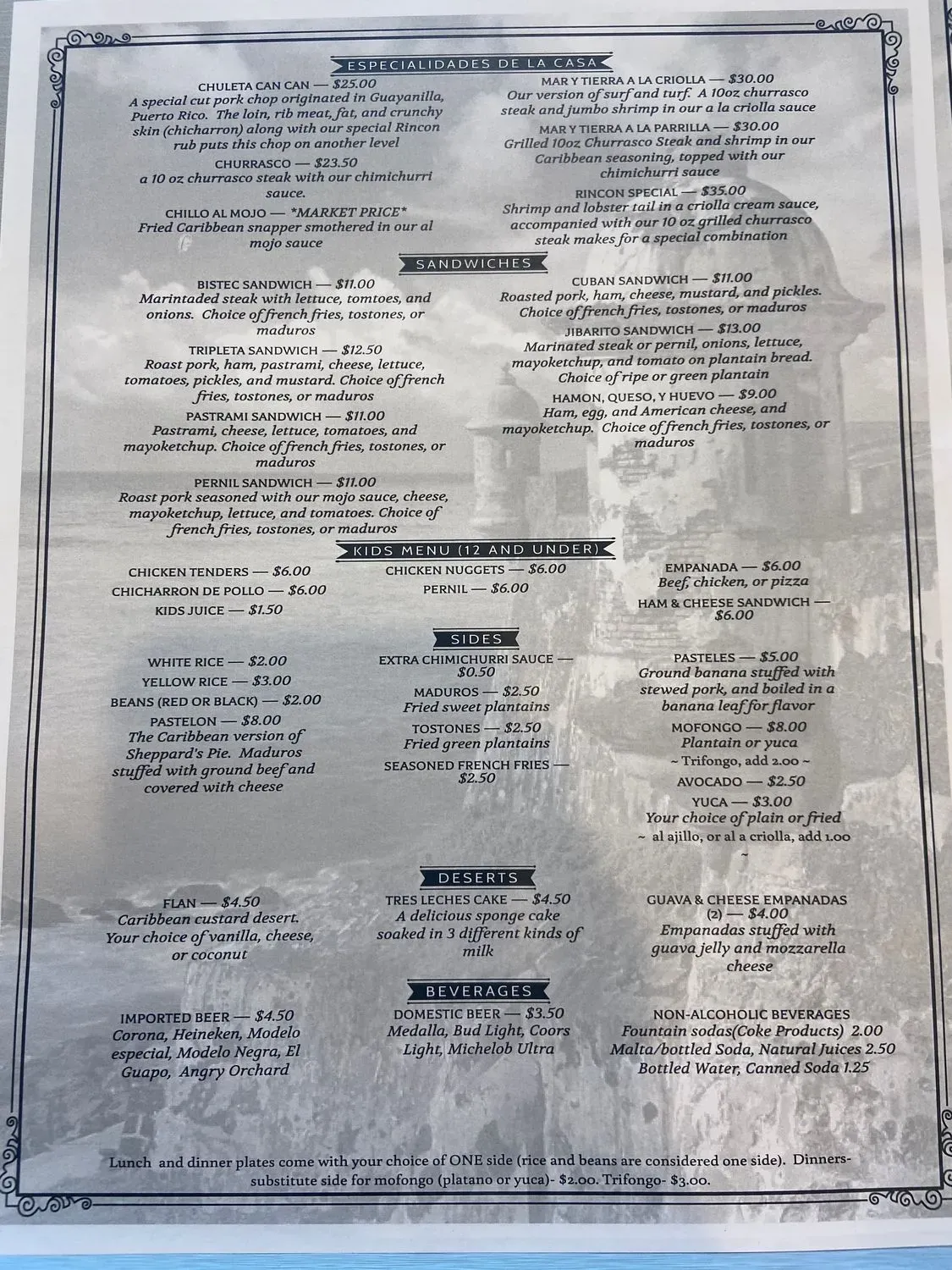 Menu 6