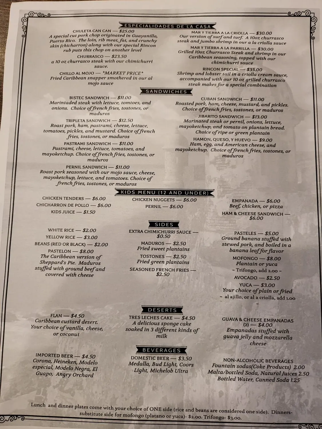 Menu 3