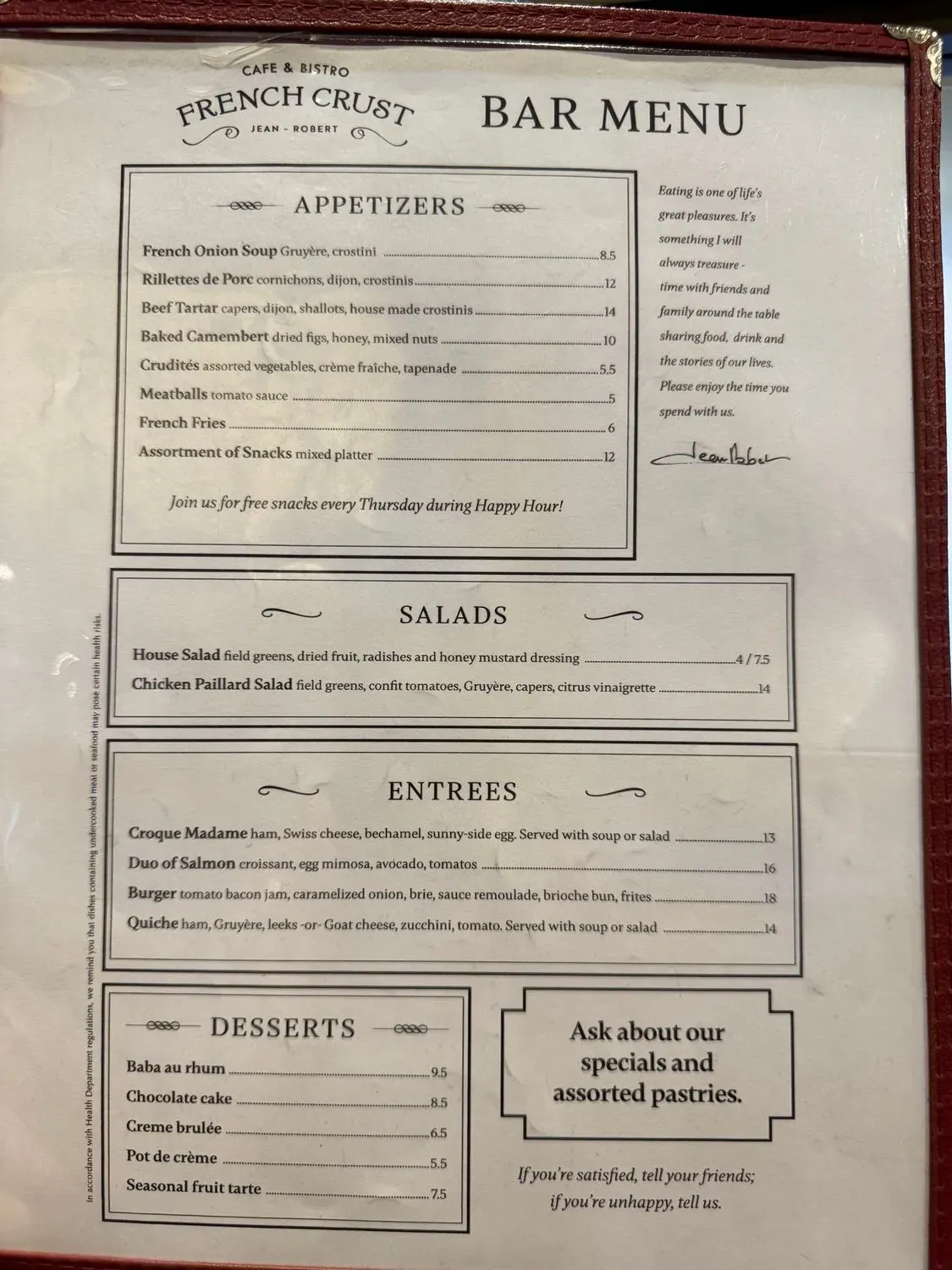 Menu 5