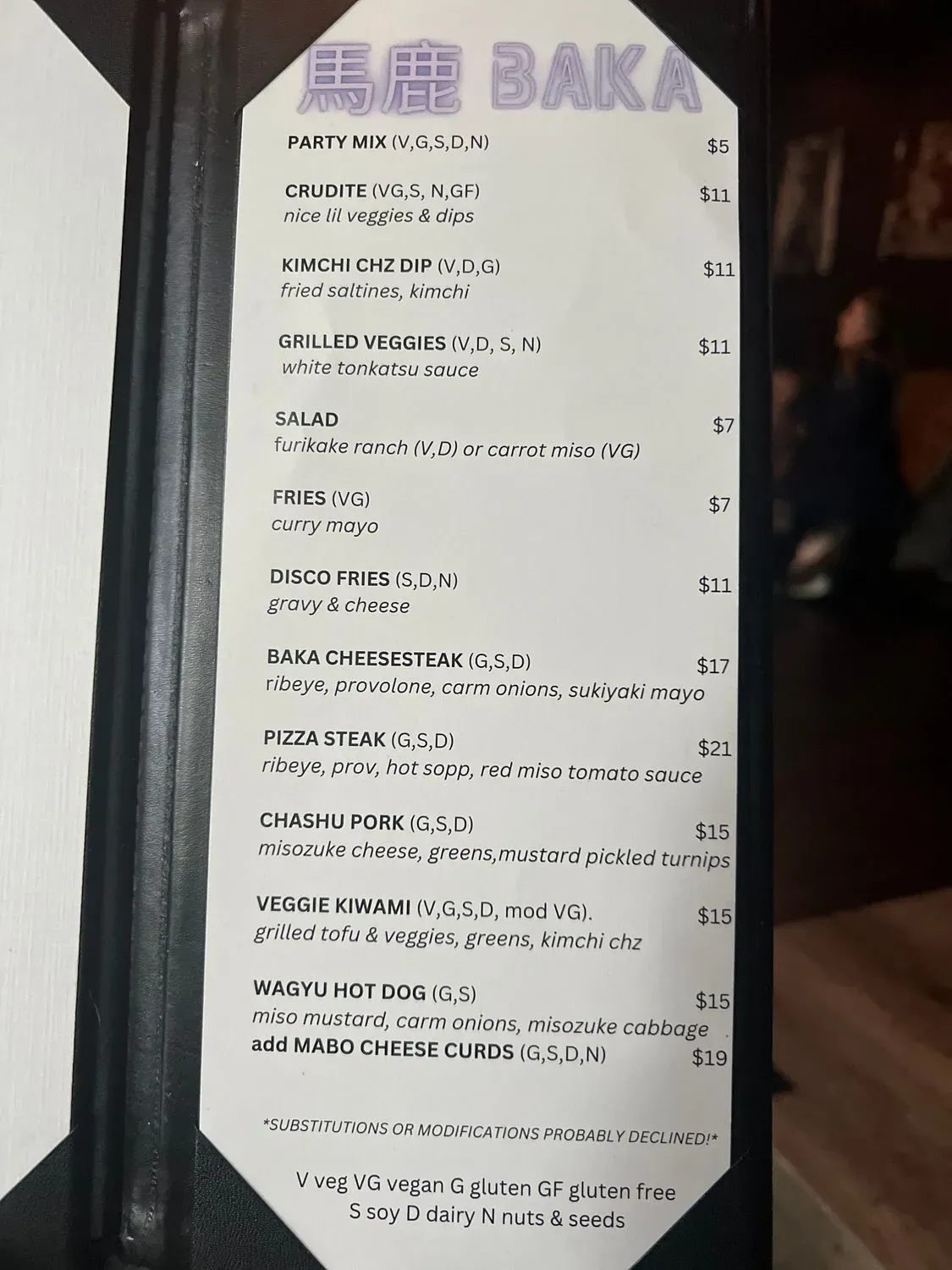 Menu 2