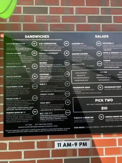 Menu 2