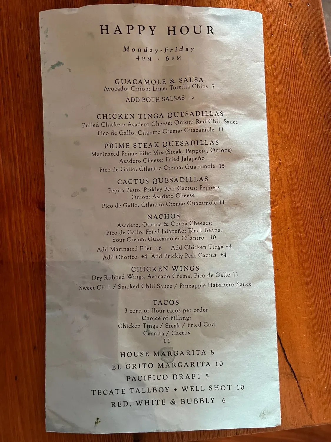 Menu 6