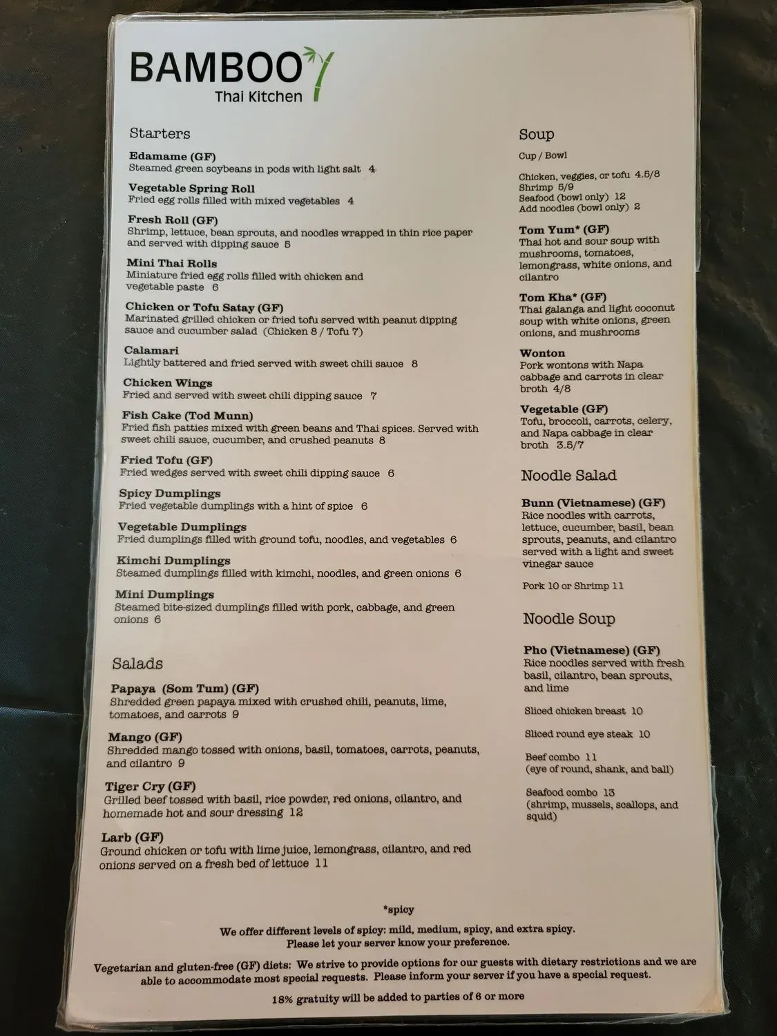 Menu 2