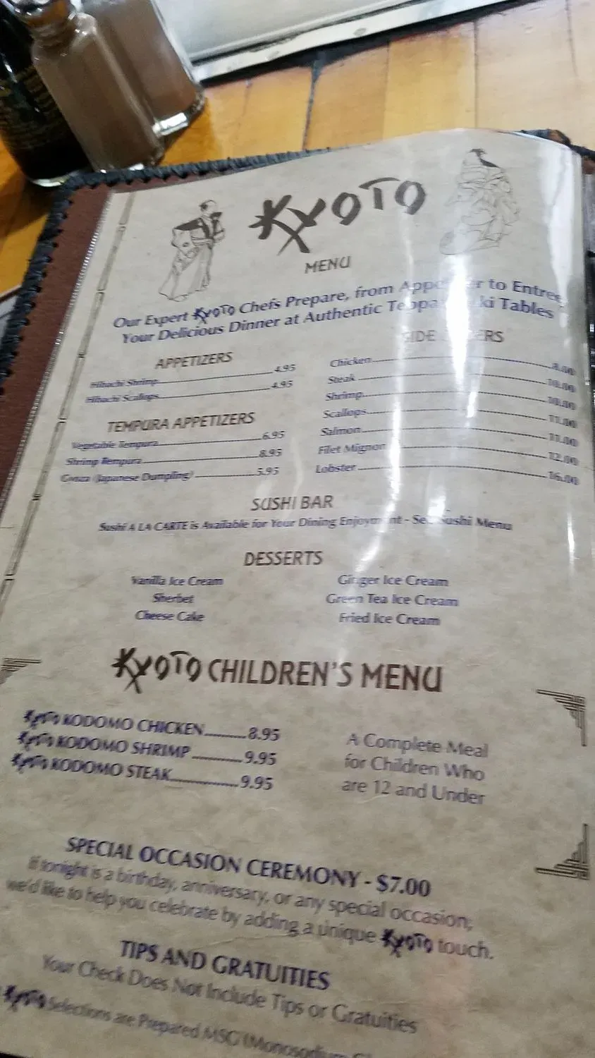 Menu 6