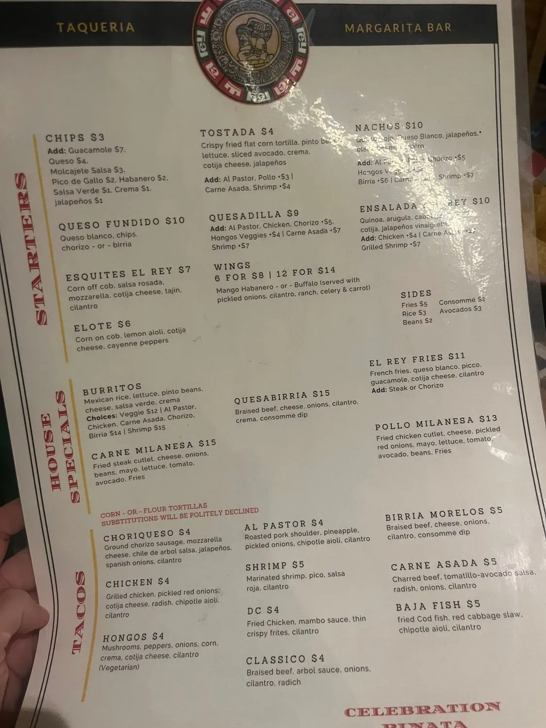 Menu 4