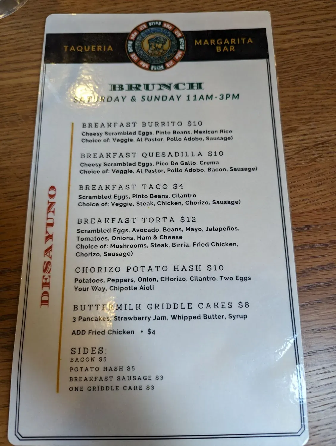 Menu 6