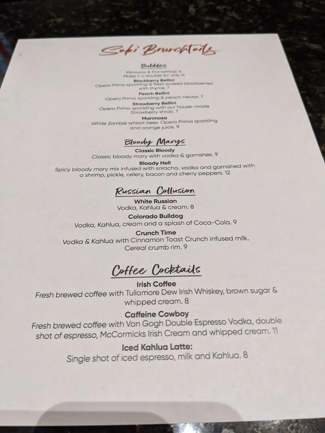 Menu 3