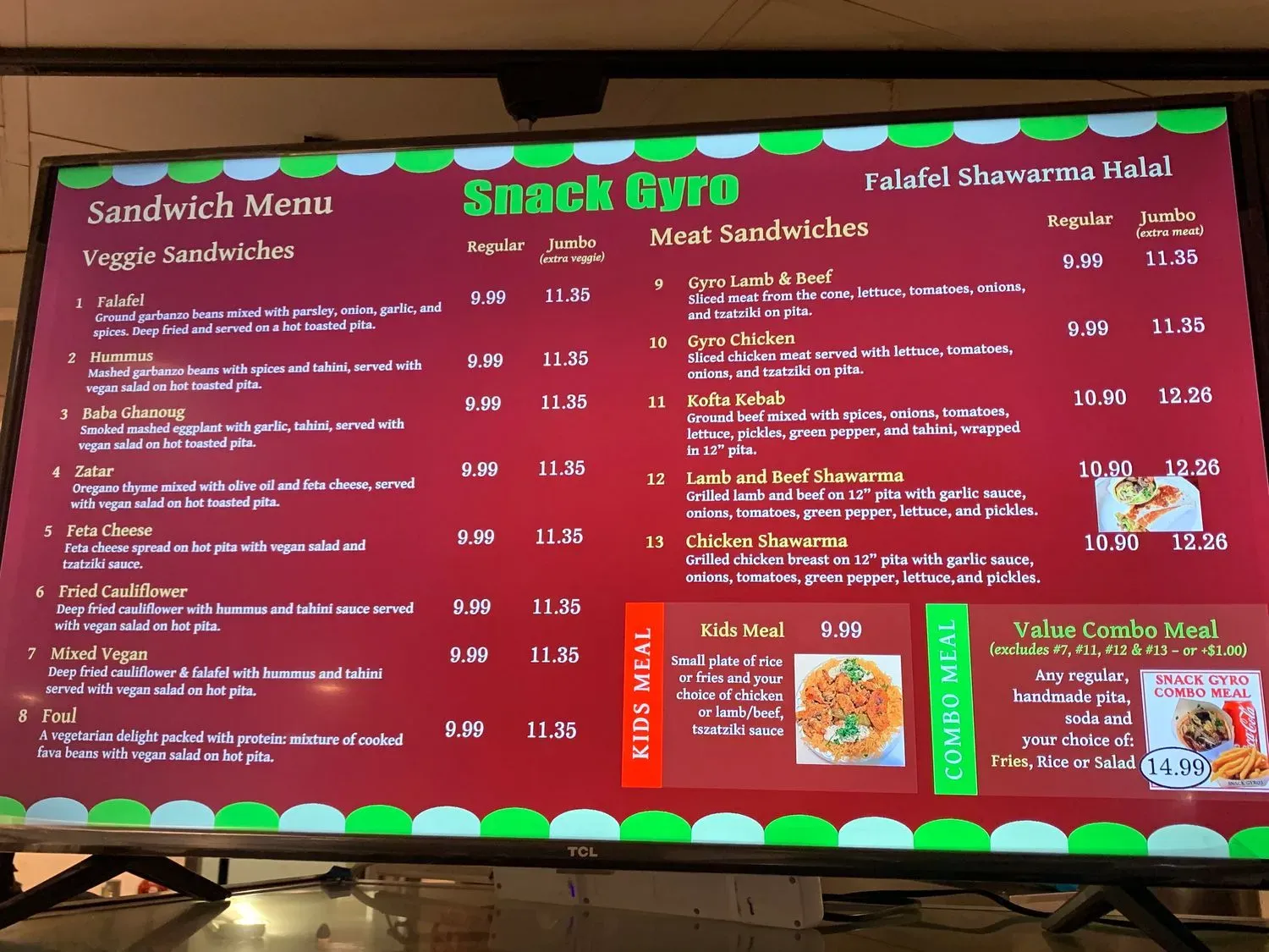 Menu 2