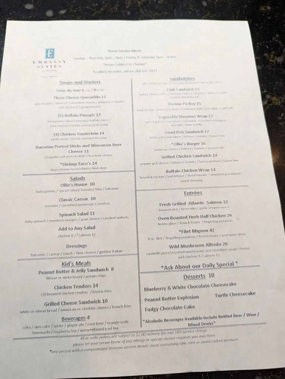 Menu 2