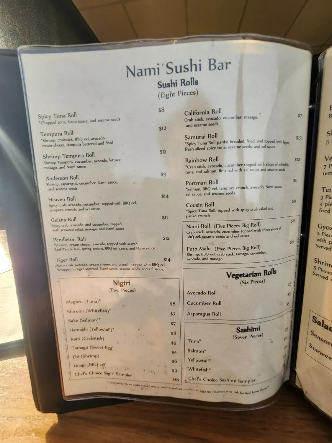 Menu 4