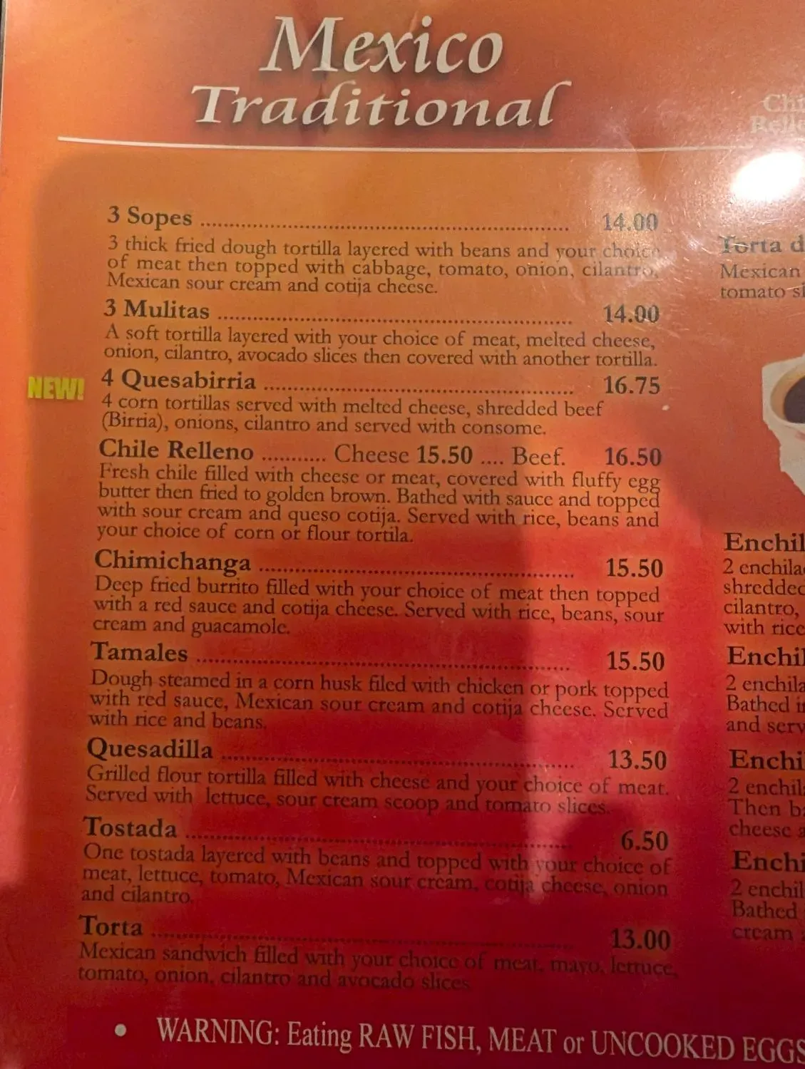 Menu 6