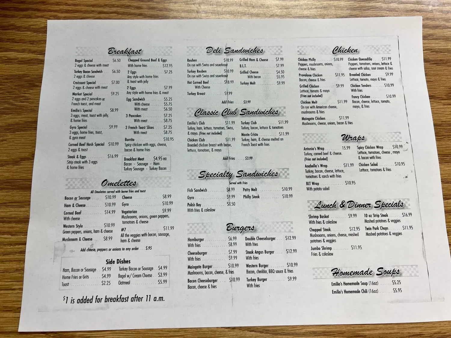 Menu 4