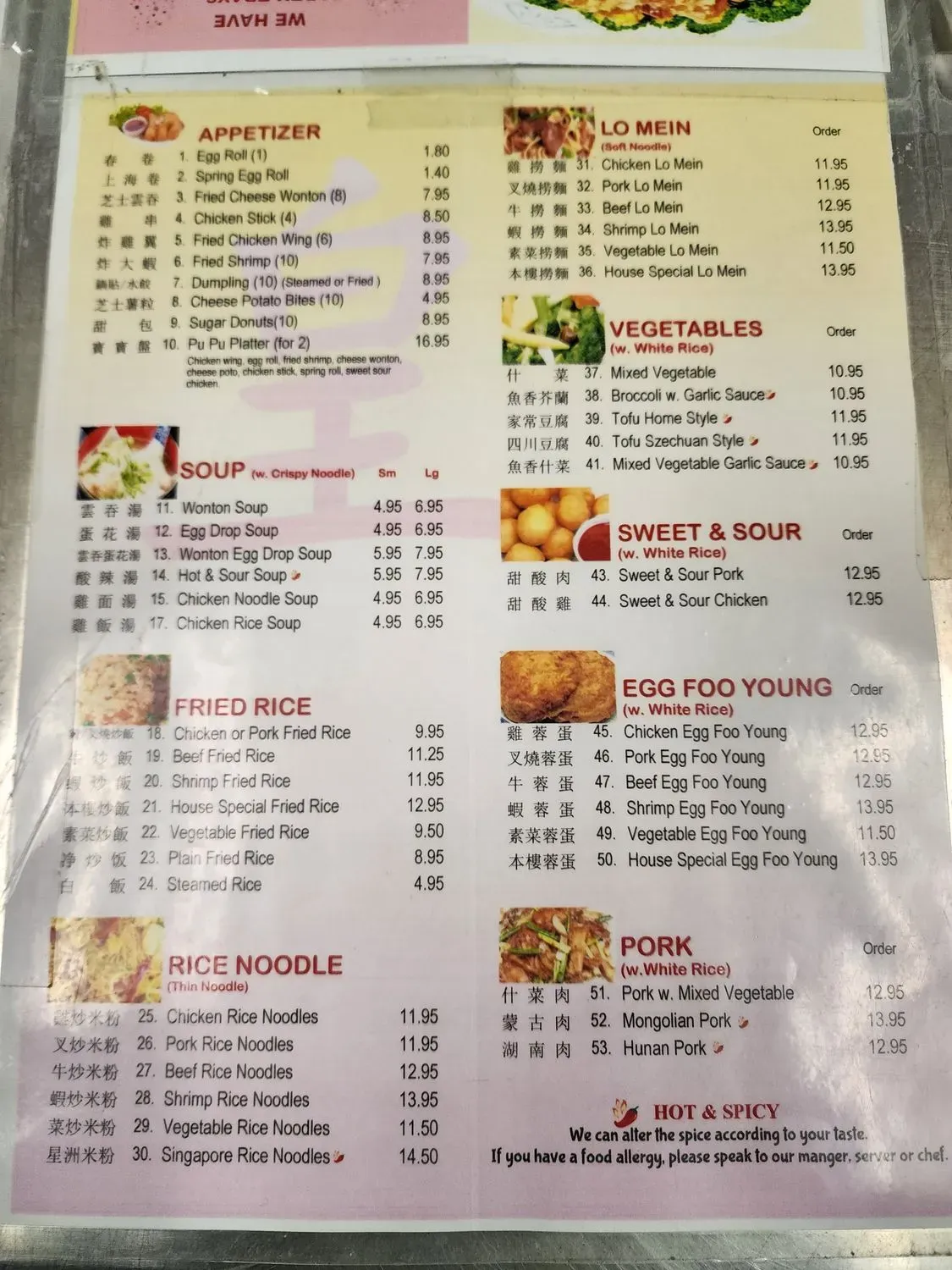 Menu 4