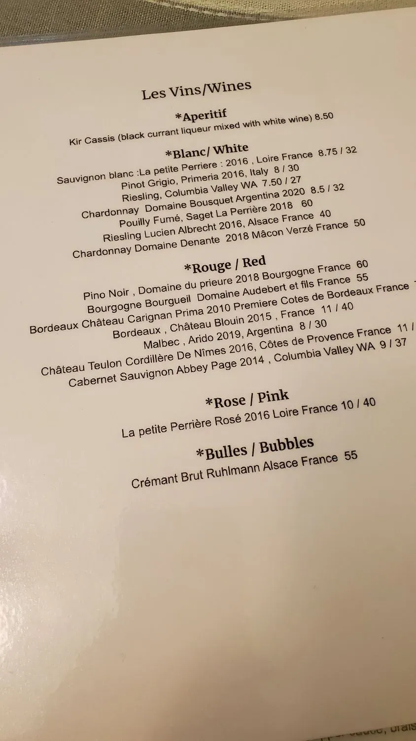 Menu 2