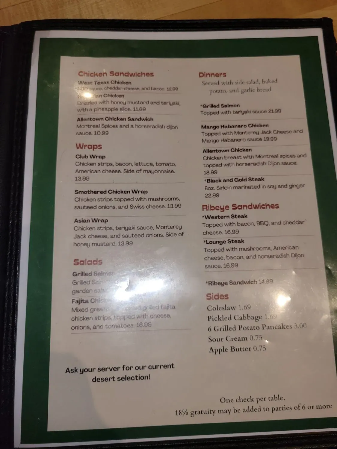 Menu 2