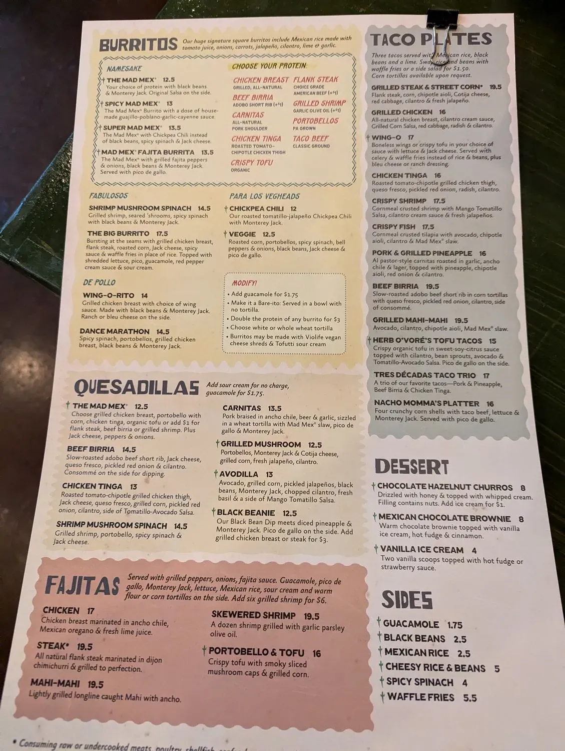 Menu 4