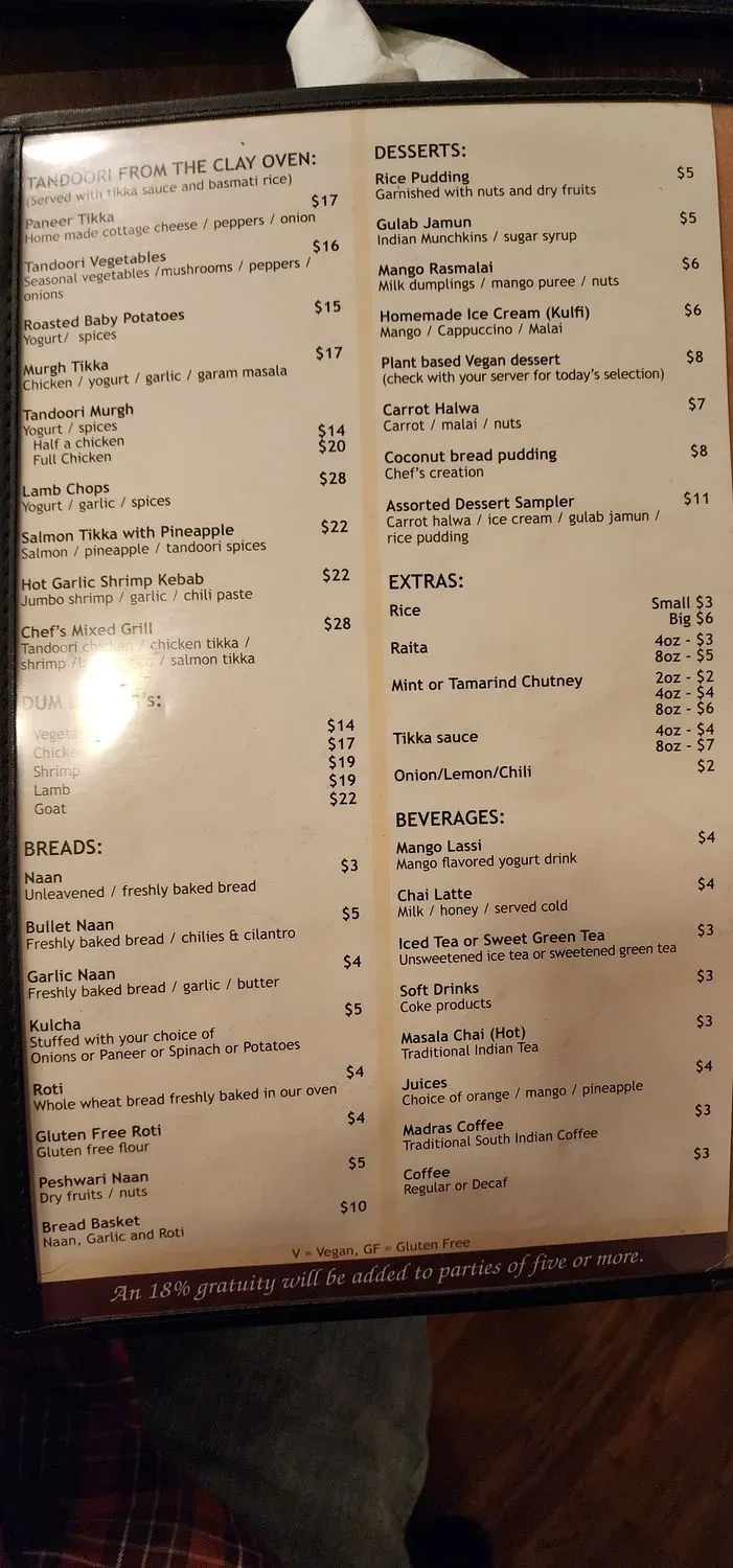 Menu 6