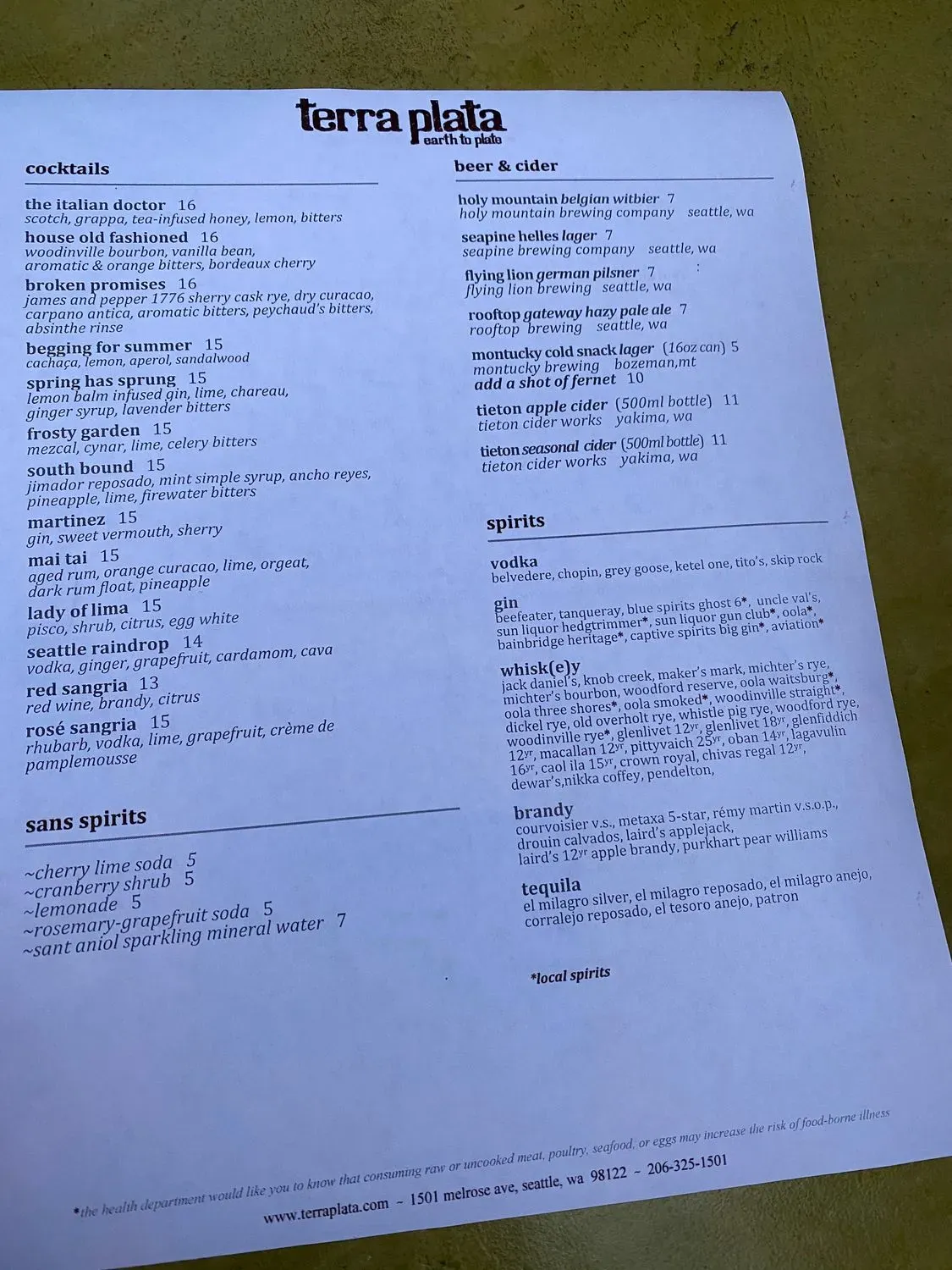 Menu 5