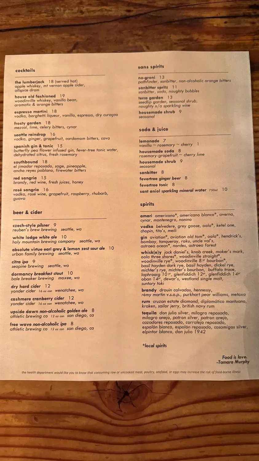 Menu 6