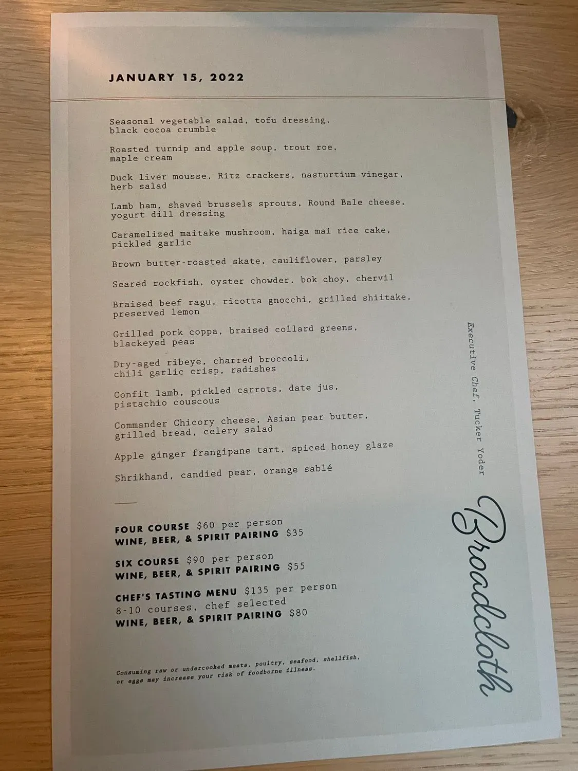 Menu 2