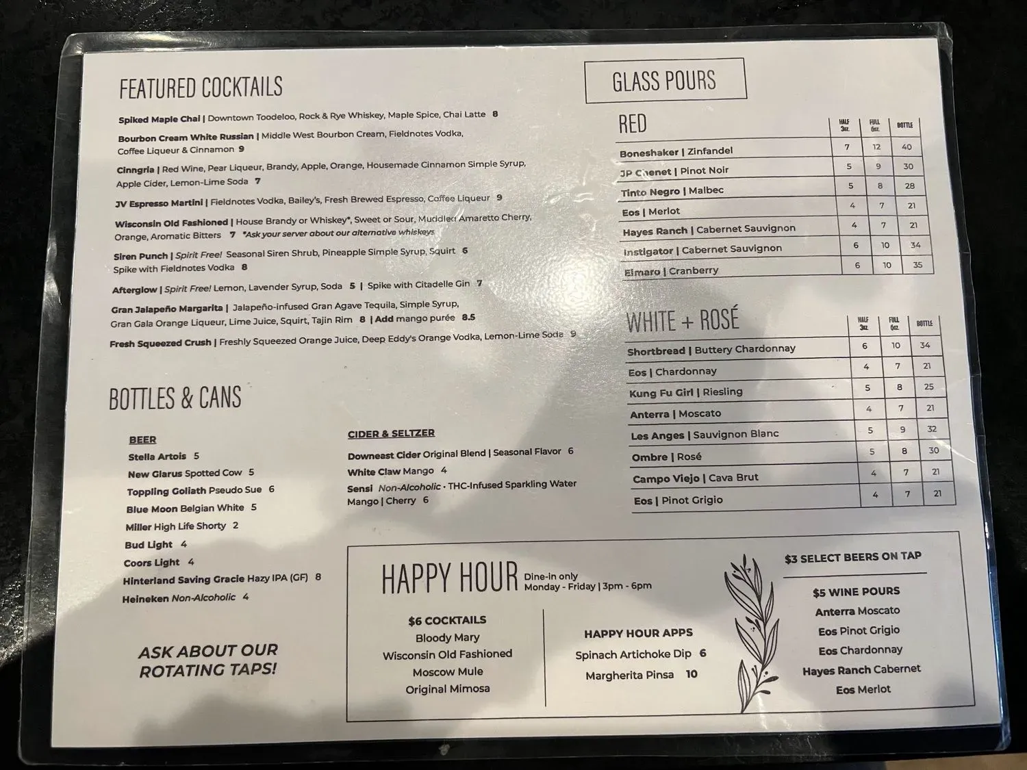 Menu 6