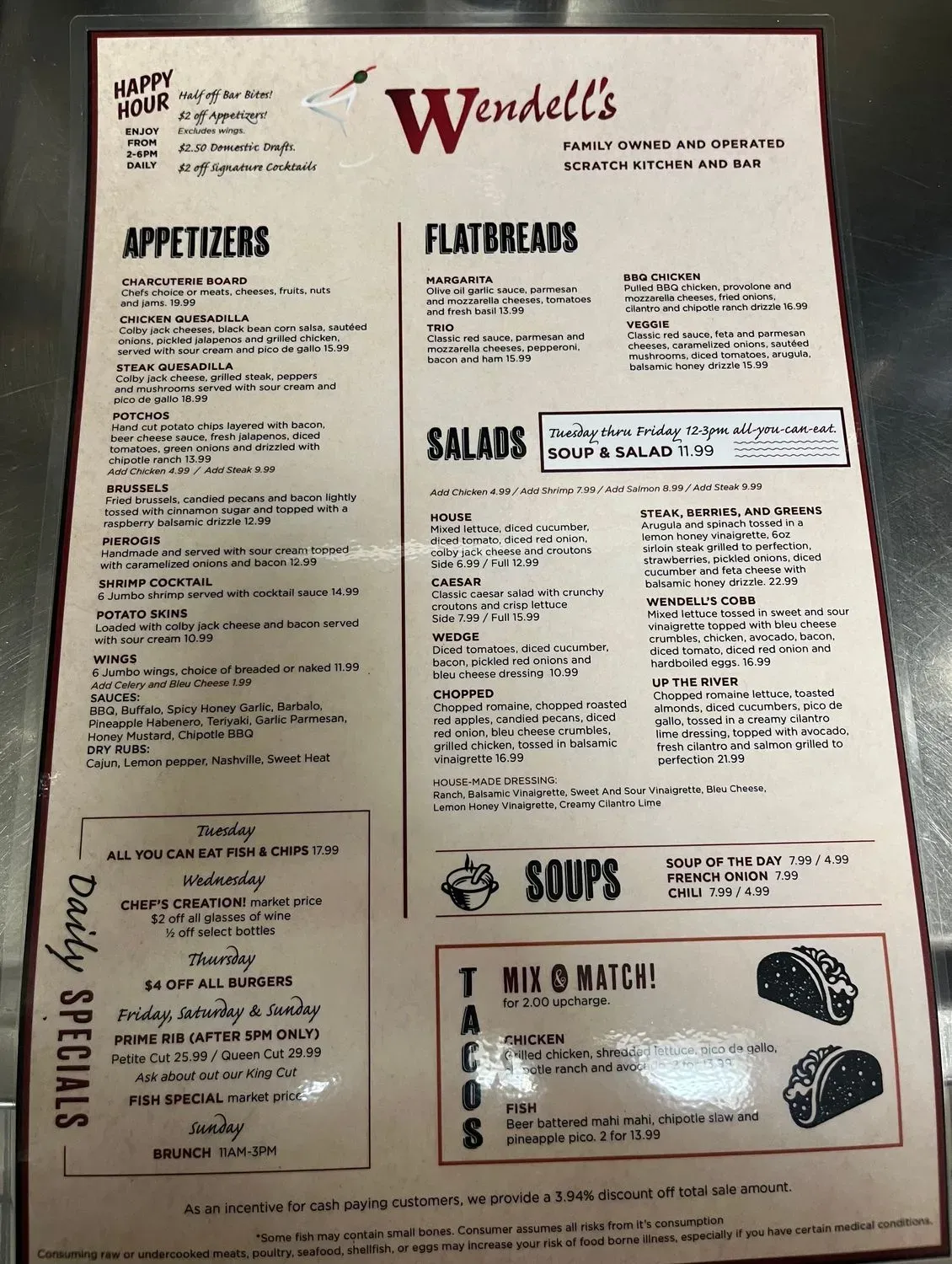 Menu 2