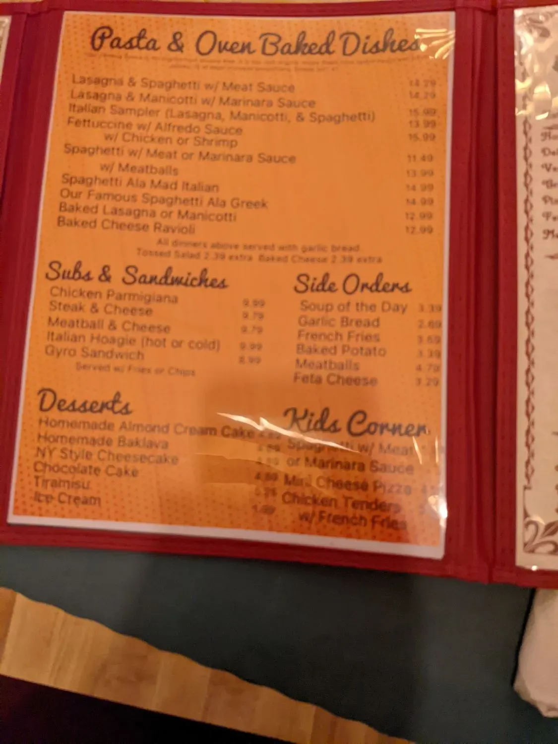 Menu 2