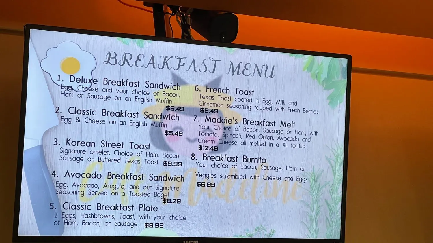 Menu 6