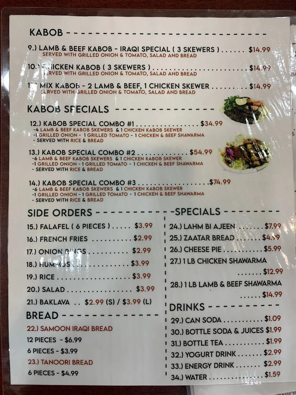 Menu 4