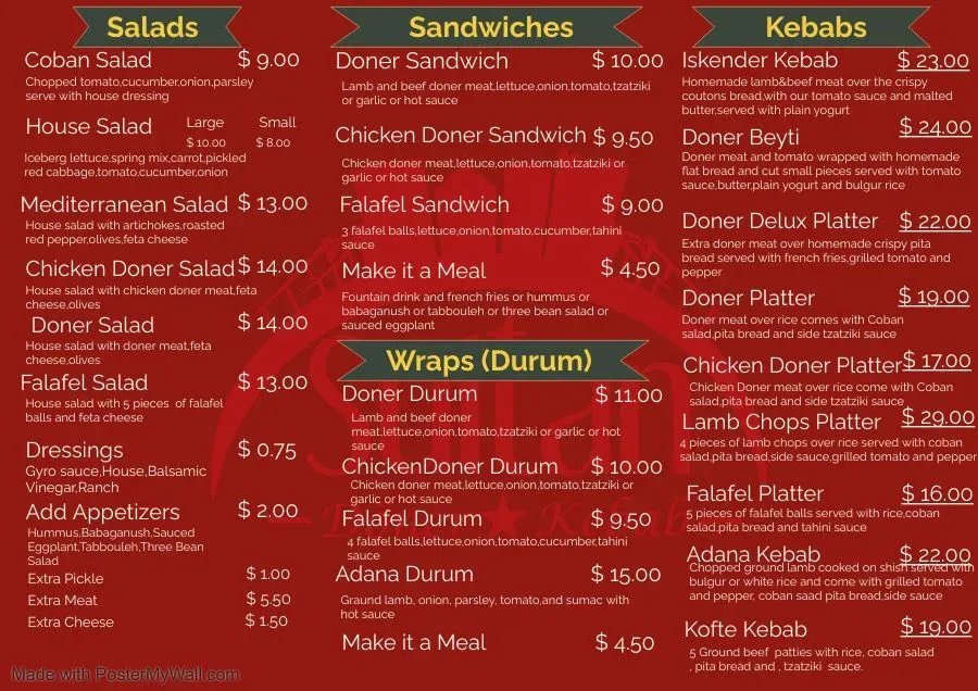 Menu 4