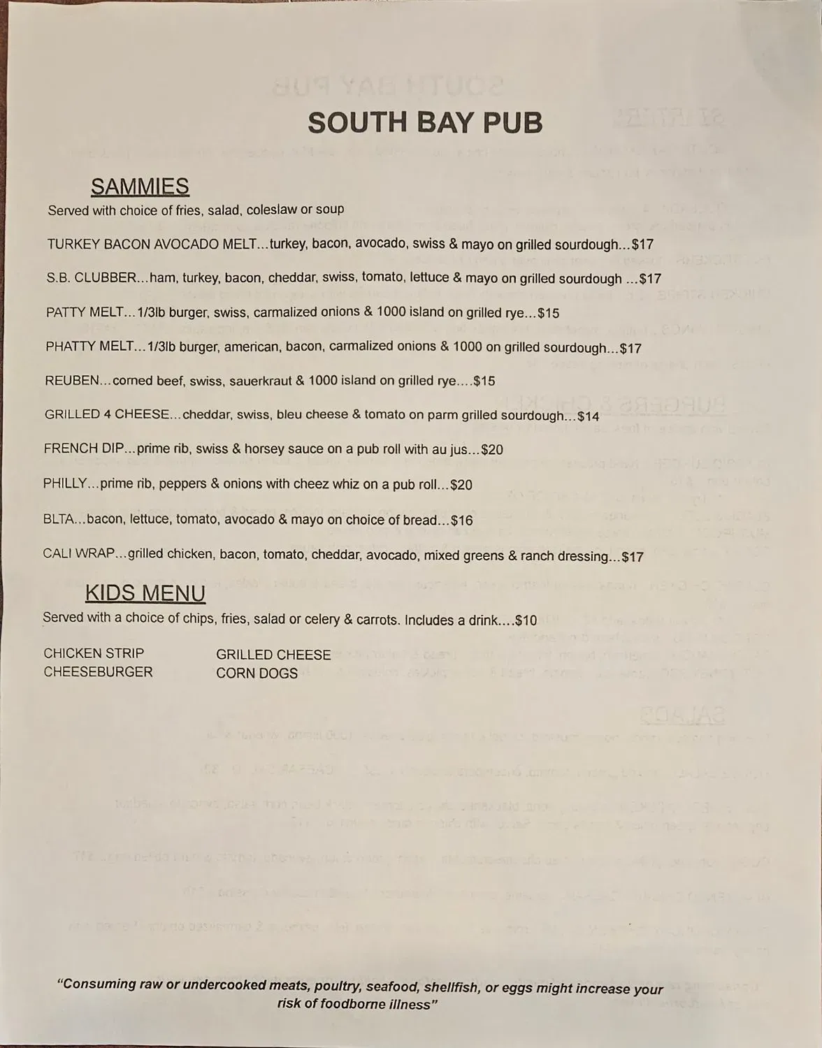 Menu 2