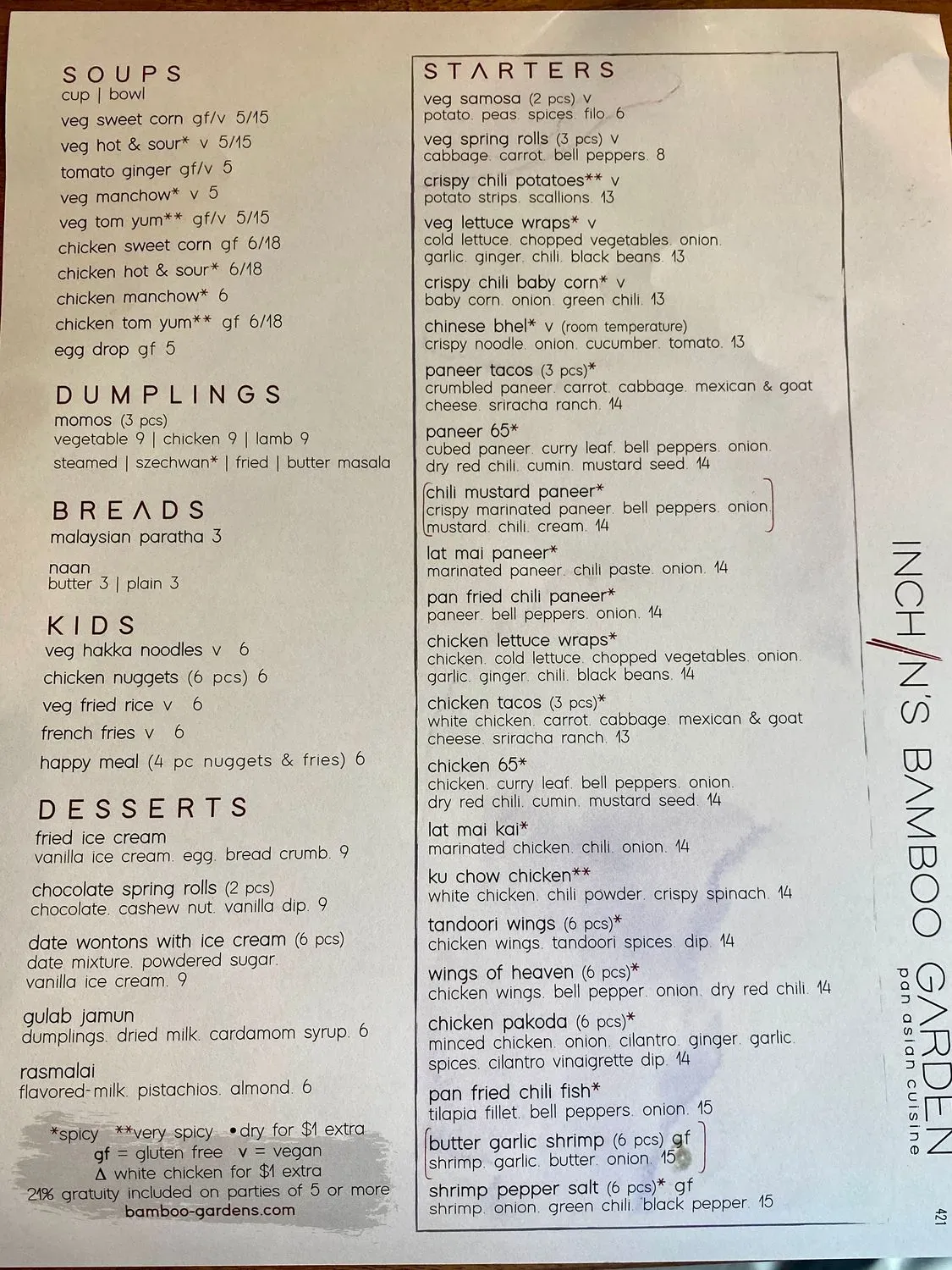 Menu 2